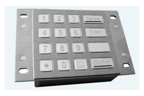 Metal keypad RuggedKEY model RKP900