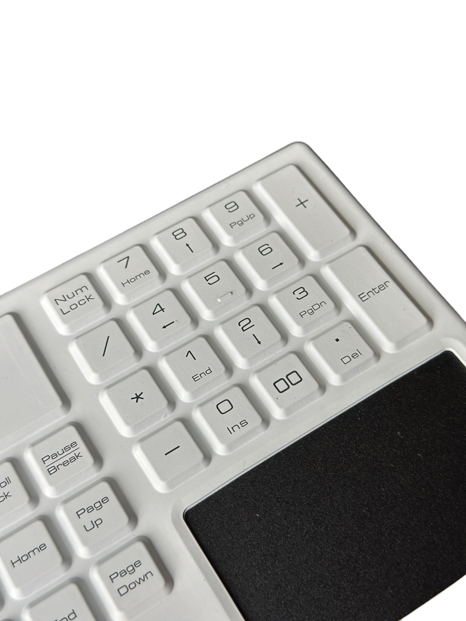 RKM-IK110BLOFTP Klawiatura medyczna RKM-IK110BLOFTP z podświetleniem, touchpadem i częścią numeryczną